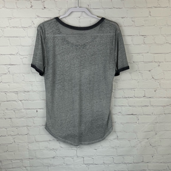 Disney Nightmare Before Christmas Graphic Short Sleeve Burnout Tee Large Gray - Picture 7 of 8